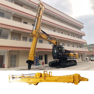25M 30M Excavator Telescopic Dipper Arm พร้อม 1.5CBM Clamshell Bucket เครื่องขุด