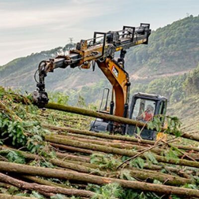 20 ตัน 30 ตัน Telescopic Arm Telescopic Boom Arm ต้นไม้จับ