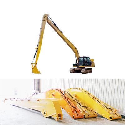 Q690D Excavator Long Reach Boom With Bucket Cylinder สําหรับขนทราย