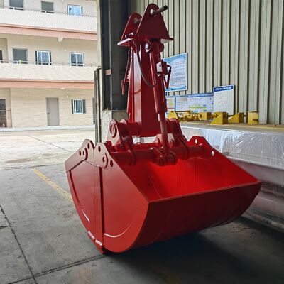 Clamshell Grab Bucket 0.4-1.5 CBM for 30 Ton Excavator Shell Bucket for Dredging Sand Mud and Bulk Handling